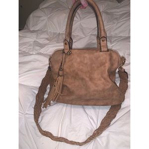 Tan handbag